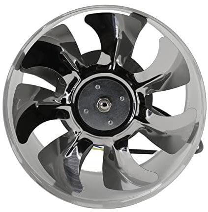 ECUTEE Rohrlüfter Abluftventilator 250mm Axiallüfter 10 inch Luftabsauger Rohrventilator Axialventilator Abluft Zuluft Inline Hohe Qualität Leise, Lüfter Für Bad WC Küche Gewächshaus Zelt Garage 100W