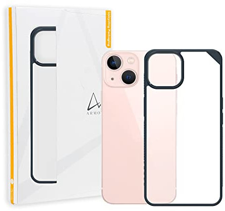 Armor Signature Case for iPhone 13 mini (Midnight Blue with Orange Tape)
