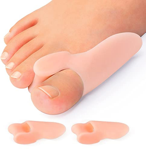Bunion Kissen Protector, 10-Packungen Bunion Corrector Pads mit Separator für große Zehe, Gel Shield für Fußschmerzlinderung, Schwielen, Lindern Fußschmerzen von Reibung