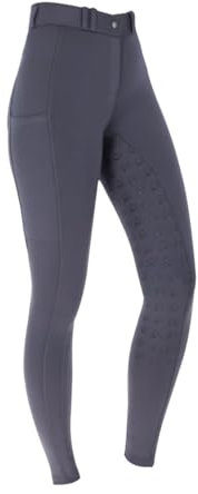 Covalliero Reithose Classic Star, Reithose mit Handytasche, Größe 38, Graphite