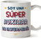 MUGFFINS Tazas para AUXILIAR DE ENFERMERÍA mujer - En Español - Soy Súper - 11 oz / 330 ml - Regalo original y divertido