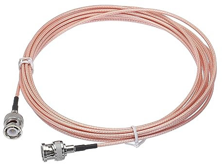 QUARKZMAN RG316 Koaxiale Kabel BNC Männlich zu BNC Männlich Geringer Verlust RF Koaxiale Kabel 14.7FT Orange 1Stk