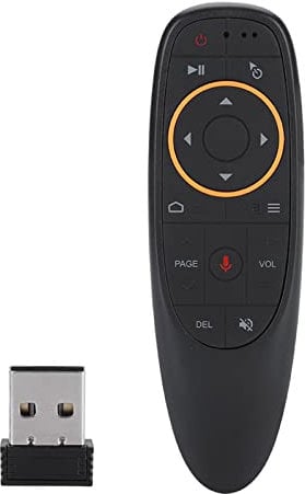 VGEBY Air Mouse Remote, 2.4G Wireless TV Box Air Mouse Keyboard, Voice Control, Motion Control, Compatible with TV & PC