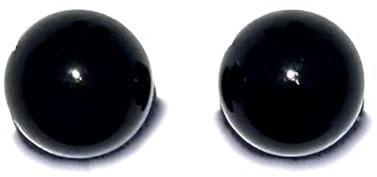 PENDIENTES PIEDRAS NATURALES PLATA DE LEY (ONIX)