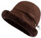 Rayson Fischerhut Damen Winter Bucket Hat Damen Elegant Fischermütze Fellmütze Plüsch Mütze Pelzige Warme Fischerhüte für Outdoor Aktivitäten Verstellbar