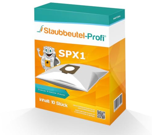 10 Staubsaugerbeutel SPX1 kompatibel zu Swirl MX87 Wolf 1130 von Staubbeutel-Profi®
