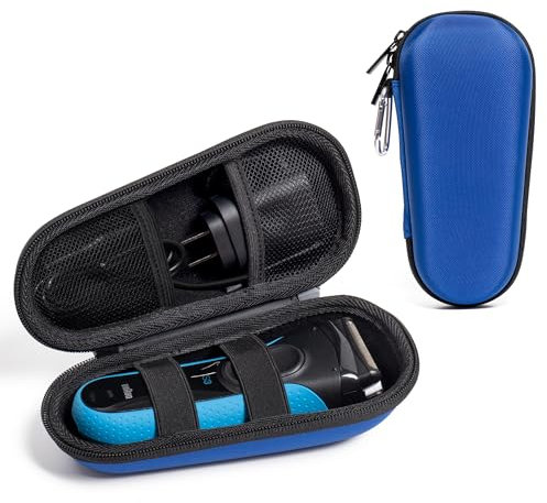 seplouis Reiseetui für Elektrorasierer für Braun Series 3, Series 5, Series 6, Series 7, Series 8, Series 9 Elektrorasierer, Blau