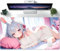 Fille Sexy d'anime Boobs Tapis Souris XL 700x300 - Grand sous-Main - Tapis de Souris XXL - sous-Couche Antidérapante