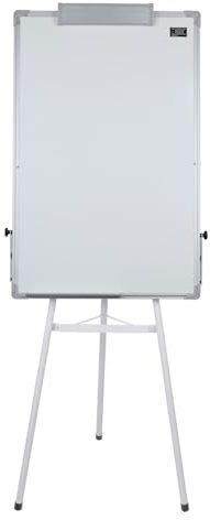 Homewell Tableau Blanc Effacable sur Pied, Chevalet de tableau blanc Magnetique avec Support, Tableaux Blancs Magnetique Chevalet de Confé Rence, Idéal pour Bureau, école ou Maison, 70*100cm (Blanc)