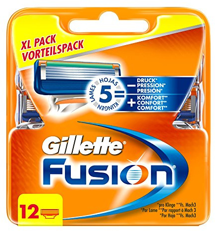 Auslaufmodell Gillette Fusion Rasierklingen, 1er Pack (1 x 12 Stück)
