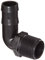 Banjo HB100-90 Polypropylene Hose Fitting, 90 Degree Elbow, 1 NPT Male x 1 Barbed