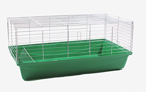 Hasenkäfig Kaninchenkäfig Meerschweinchenkäfig Kleintier Rabbit 100x54x48 grün