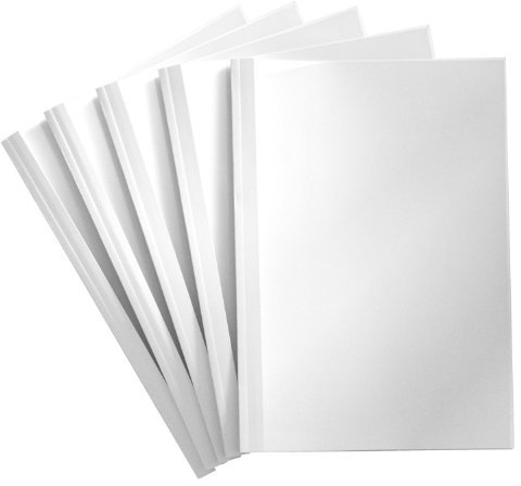 PV415104 RECOsystems Thermobindemappen, 4 mm Rückenbreite, 100 Stück, weiß