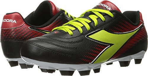 Diadora Women's Mago L W LPU Soccer Cleats, Black Leather, 5.5 M