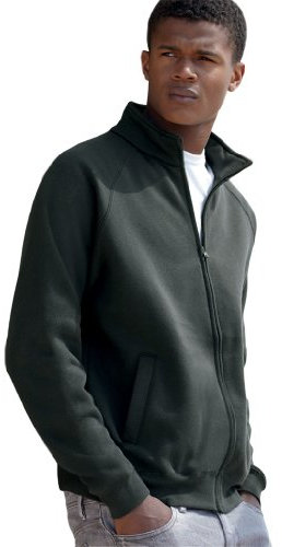 Fruit of the Loom: Sweat Jacket 62-228-0, Größe:XL;Farbe:Light Graphite