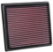 K&N 33-3040 Motorluftfilter: Hochleistung, Prämie, Abwaschbar, Ersatzfilter,Erhöhte Leistung, 2014-2019 (Corsa E, Corsa Mk IV)