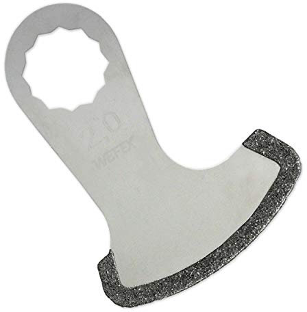 WEFEX Diamant-Segmentmesser 2,0 mm Galvanic-Pro Hammerform galvanisch passend für FEIN Supercut
