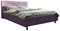 mb-moebel Polsterbett 180 x 200 cm Doppelbett Bett Bettgestell mit Lattenrost mit/ohne Bettkästen VIOLETT MADEIRA (180 x 200 cm, Mit Bettkasten)