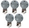 Keepart 5pcs Holz Schnuller Clips Zahnen Perlen Clips Hosenträger Clips Baby Geschenk Sicher Für Kinderkrankheiten DIY Schmuck Zubehör**