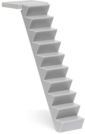 Lundby Puppenhaus Zubehör - Treppen fürs Puppenhaus – 20.5 cm Spiel Haus Treppen für Minipuppen 11 cm – Alter 3+, Maßstab 1:18