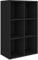 vidaXL Bücherregal Sideboard Standregal Büroregal Schwarz Regal 66×30×97,8 cm