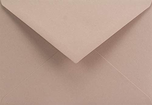 Netuno 100 Briefumschläge Alt-Rosa DIN C6 114x 162 mm 120g Keaykolour Old Rose bunte Papier-Umschläge Natur Öko Briefkuverts farbig Umschläge C6 hohe Qualität für Einladungen Weihnachtskarten