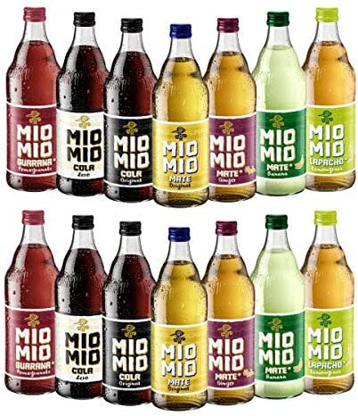 Mio Mio Limonade Probierpaket 14 Flaschen je 0,5l incl Mehrweg Pfand