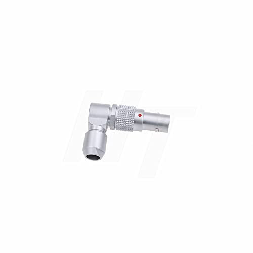 HangTon FSG 0B 5 Pin Rotating Adjustable Right Angle Connector for ARRI Alexa Mini LF Camera Ambient Timecode Monitor Power