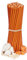 Diveevo Kirchliche Bienenwachskerzen №60-50 Stk. I hochwertige Ritualkerzen L-20,5 cm Ø-6,6 mm I 80 Min Brenndauer in orange I 350 g dünne Kerzen tropf- und rauchfrei