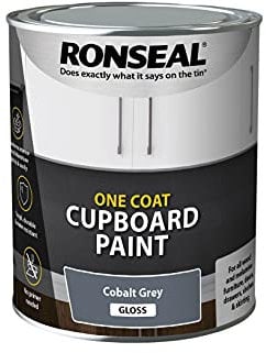 Ronseal One Coat Cup Paint Cobalt Grey Gls 750ml, RSLOCCCGG750