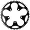 Aluminium Bike Narrow Wide Kettenblatt 110 BCD 50/52/54/56/58/ Rundes Kettenblatt für Ritzel Reparaturteile Kurbelgarnitur BMX Folding, Schwarz 50T
