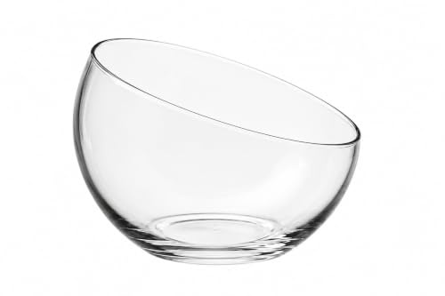 SWEET HOME Coppa a sfera taglio obliquo in vetro trasparente cod.CT00931LU cm 16h diam.20 by Varotto & Co.