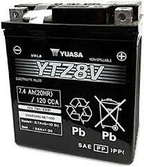 YTZ8V BATTERIA YUASA YAMAHA MWD 300 TRICITY 2020 2021 X-MAX 400 2018 2019 2020