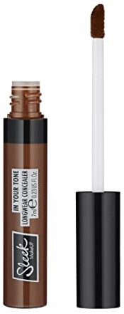 Sleek MakeUP In Your Tone Longwear Concealer, Hides Dark Circles and Covers Blemishes, Buildable Medium to Full Coverage, 12N, 7ml
