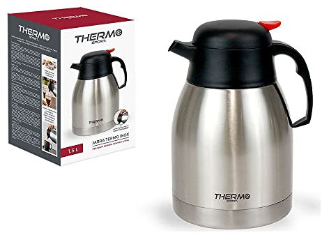 ThermoSport Jarra Termo pulsador Acero Inoxidable (1,5 L) (Referencia: S2209499)