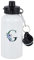 Yelolyio Bouteille d'eau de sport en aluminium avec monogramme G personnalisé - Bouteille d'eau étanche pour vélo, camping, 414 ml