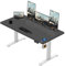 TRIUMPHKEY Grand Bureau réglable en Hauteur 180 x 80 cm - 3 Commandes à mémoire - Réglable en Hauteur - Prise USB - Anti-Collision - Bureau d'ordinateur réglable en Hauteur