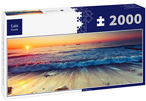 Lais Puzzle Sonnenaufgang am Meer, Panorama 2000 Teile Panorama