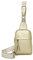 OBC Damen Bodybag Sling Tasche Rucksack Gürteltasche Crossbag Crossover Schultertasche Crossbody Brusttasche Umhängetasche Gold V2