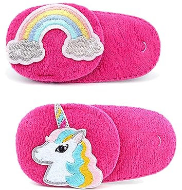 Tadipri Cache Oeil Enfant 2 Pièces, Cache Oeil Medical Pour Amblyopie Orthoptiste Adultes Et Enfants, Licorne Cache-Œil Couvre Lunettes Eye Patches Pour Fille