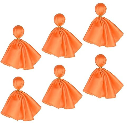 rockible 6pcs Soccer Penalty Flag Throwing Flags Accessories Referee Flag for Football Rugby, Orange