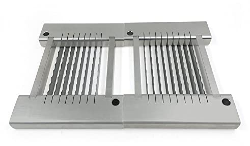 Commercial Vegetable Dicer Heavy Duty Onion Slicer Tomato Chopper French Fry Cutter with 3/8”& 3/16” Removable and Replaceable Stainless Steel Blade Assembly