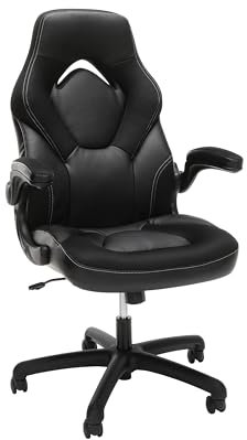 RESPAWN 3085 Gaming Chair - Gamer & Office Chair with Integrated Headrest, Adjustable Tilt & Tilt Lock - Black
