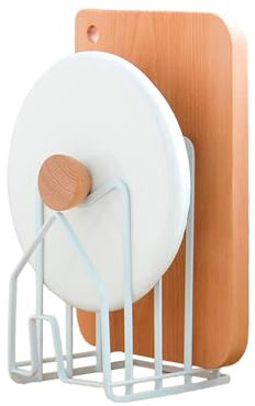 Avilia Escurreplatos de Fregadero Home – Organizador de Cocina Compacto de Metal 12 x 14,5 x 21,5 cm, Porta Platos, diseño Elegante y Funcional, Blanco