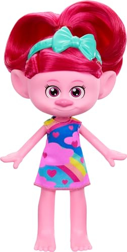 Mattel DreamWorks Trolls Fun Fair Surprise Trendsettin' Queen Poppy Fashion Doll with Vibrant Hair & Accessory, Toys Inspired by The YouTube Series