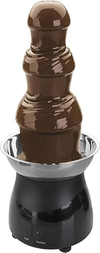 Suinga Fuente de chocolate, torre de founde, Color negro (Torre de 38 cm)