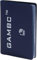 GAMBC Porta carte di credito Uomo Schermato Rfid Porta tessere Uomo -Antitaccheggio - Proteggi Carte di Credito Bancomat Contactless - Portafoglio rfid in Plastica Semirigida - 8 Carte - Blu