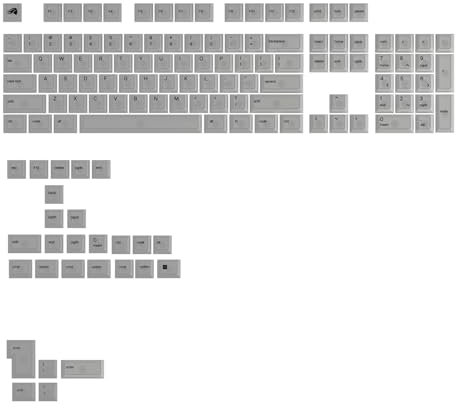 Glorious Gaming Polychroma RGB Keycaps, Translucent Design, Fits 100%, 75% 65% 60% Custom Mechanical Gaming Keyboards, Fits ANSI, ISO, Windows & macOS, English (US)