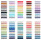 Bkemkri 2000 Stück Haftstreifen Haftnotizen zum Text Markieren Schmal Transparente Sticky Notes Book Tabs Pastell Klebezettel Post Kleine Index Tabs Page Marker Pastell Notizzettel Bücher Zubehör