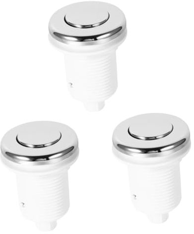 WOONEKY 3stücke Druckknopf Druckschalter Für Massagebad Pneumatische Bedienung Montageöffnung Langlebig Und Installieren Für Praktische Lösung Für Ihre